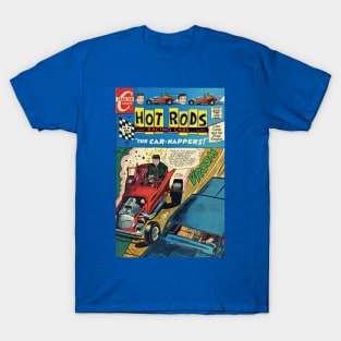 Vintage red Hotrods and Racing Cars T-Shirt